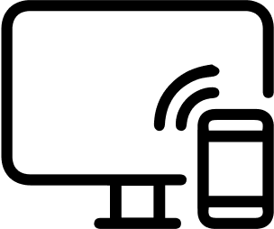 Image with monitor and phone